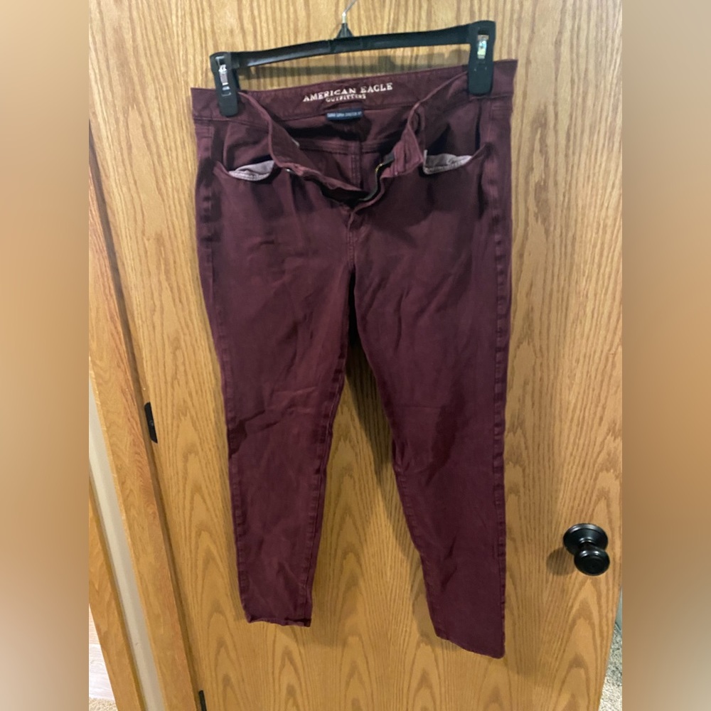 American Eagle AEO Size 12 Hi-Rise Jegging Super Super Stretch X4